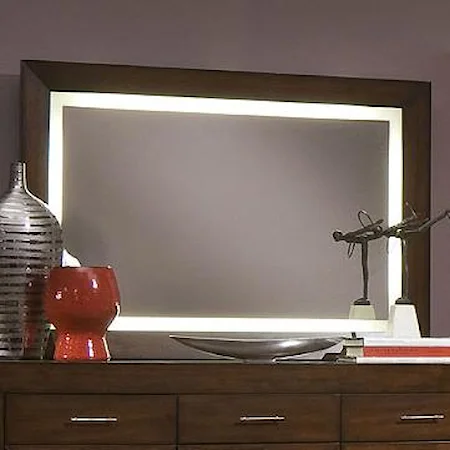 Lighted Dresser Mirror